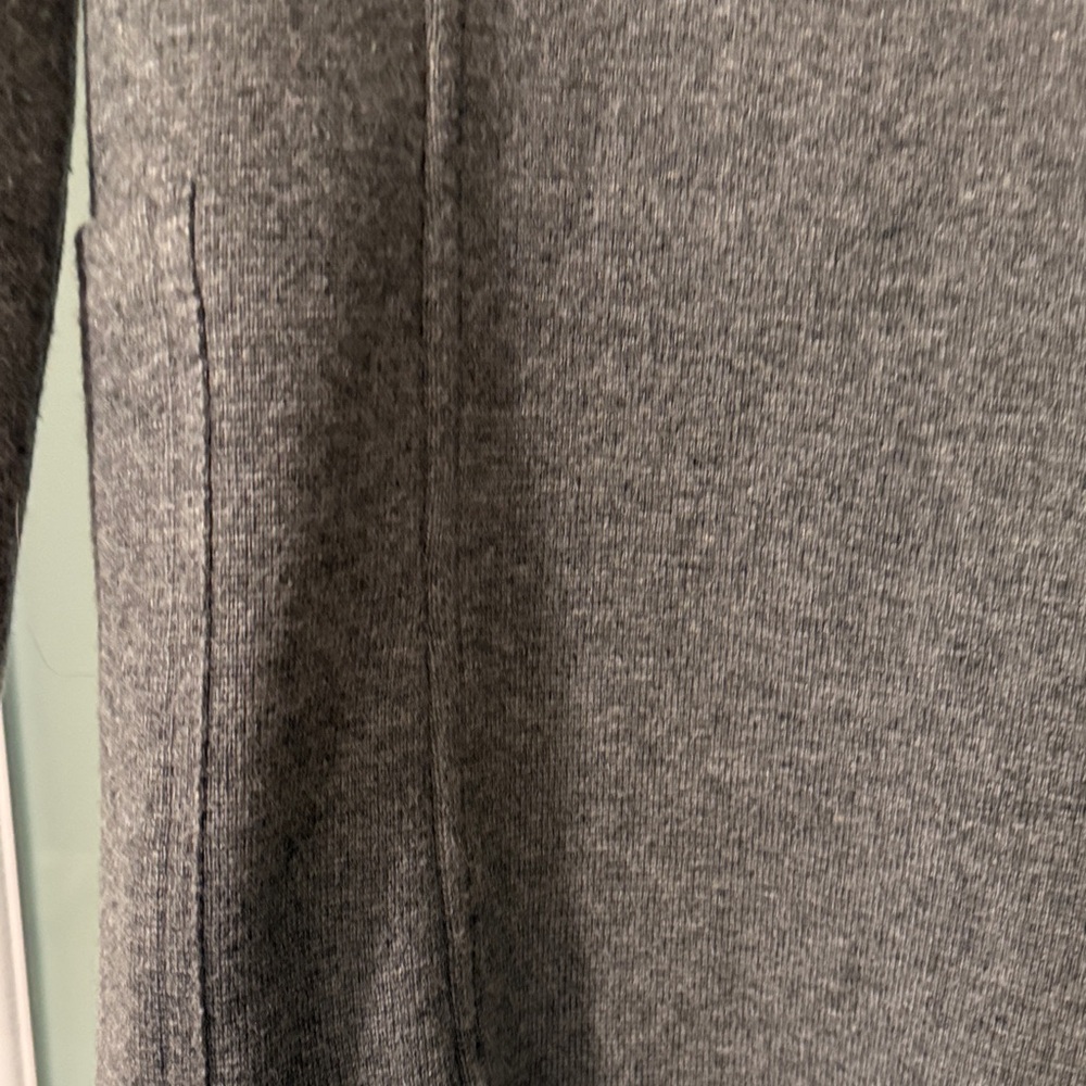 Whistles Charcoal Gray Women's Double-breasted Sweater Blazer - Picture 7 of 7